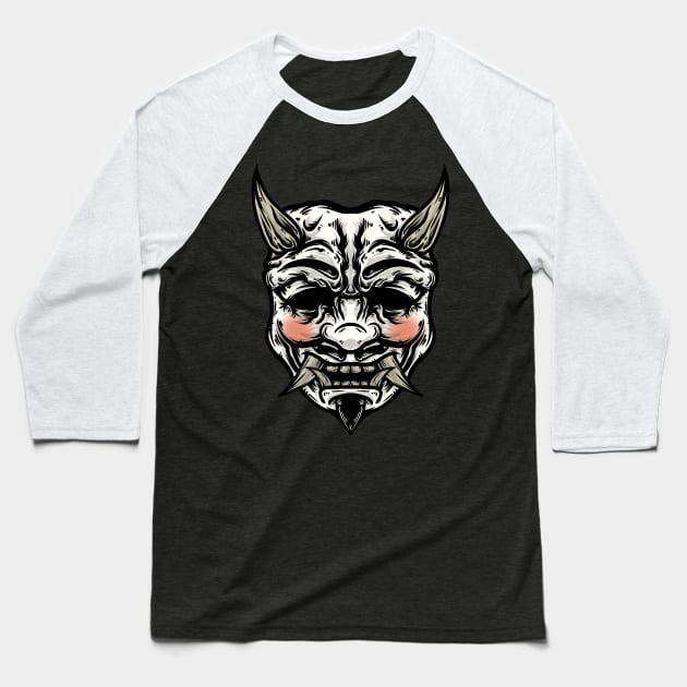 Oni fawkes Baseball T-Shirt by ofthedead209